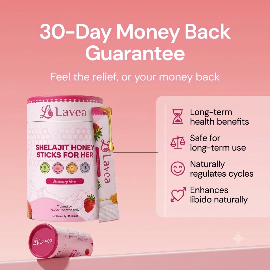 Lavea Shilajit Honey Sticks for Her — Strawberry