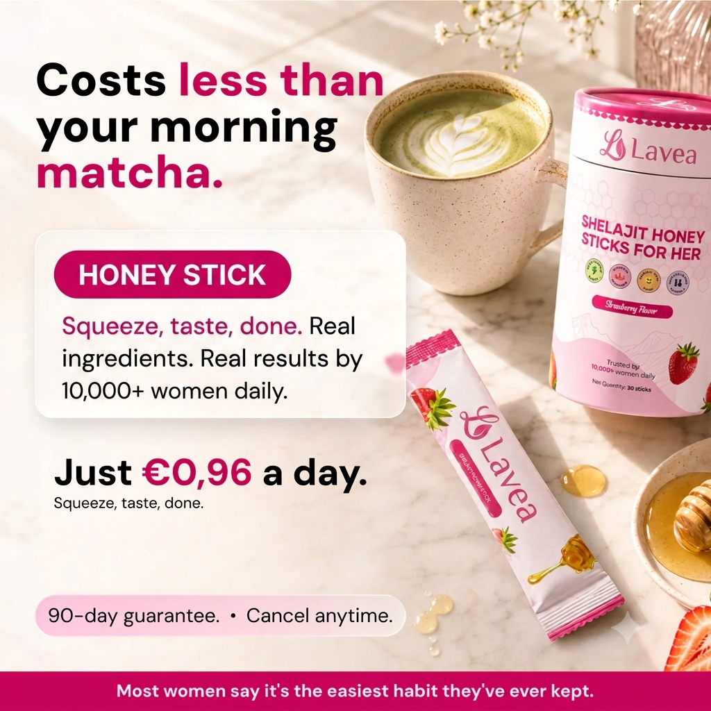 Lavea Shilajit Honey Sticks for Her — Strawberry