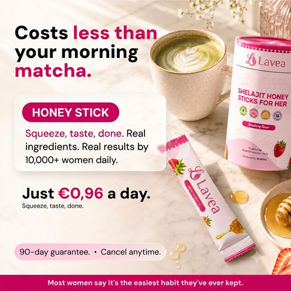 Lavea Shilajit Honey Sticks for Her — Strawberry