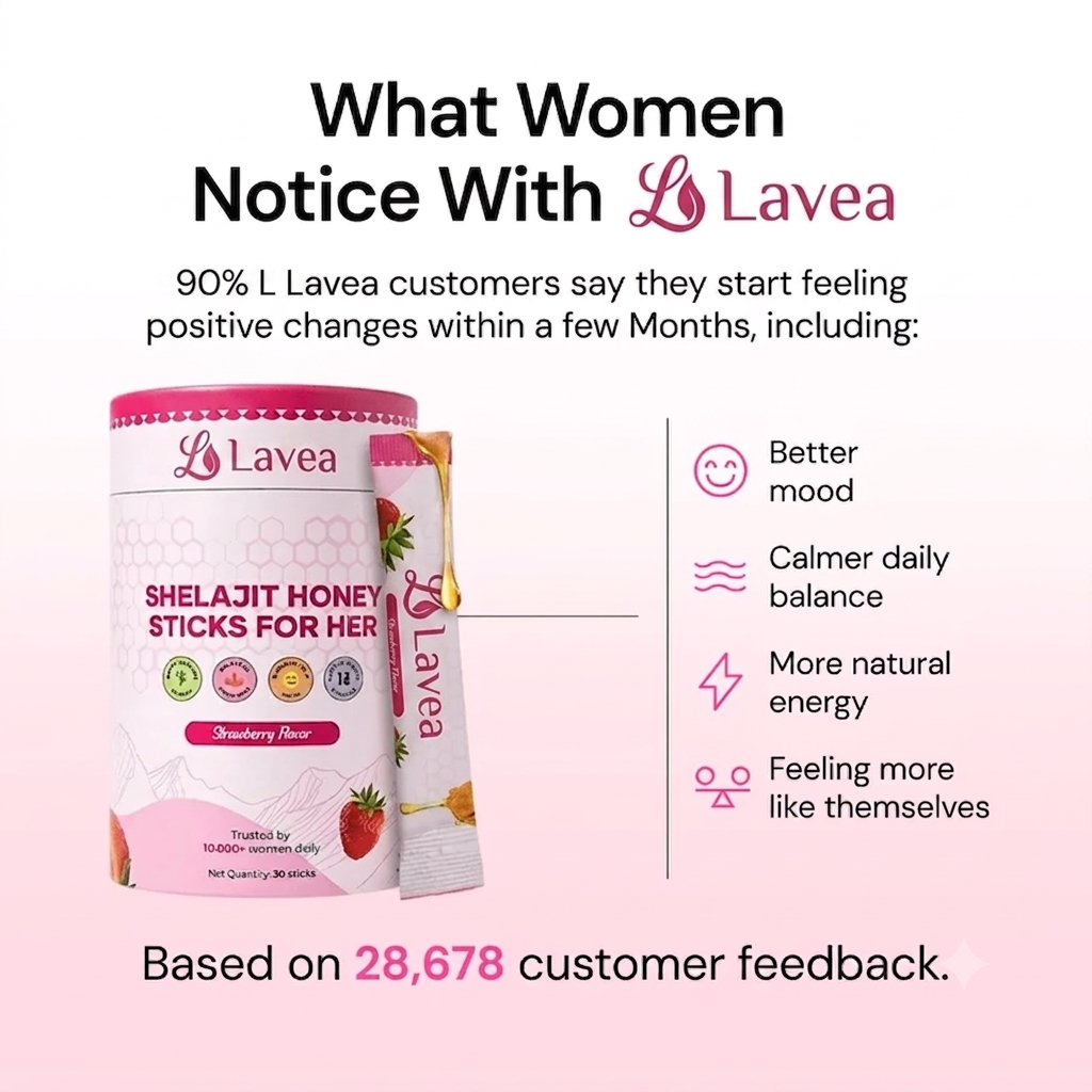 Lavea Shilajit Honey Sticks for Her — Strawberry